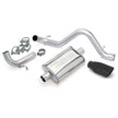 Banks Monster Exhaust System Single Exit Black Obround Tip 12-18 Jeep 3.6L Wrangler JK 2 Door (51342-B)