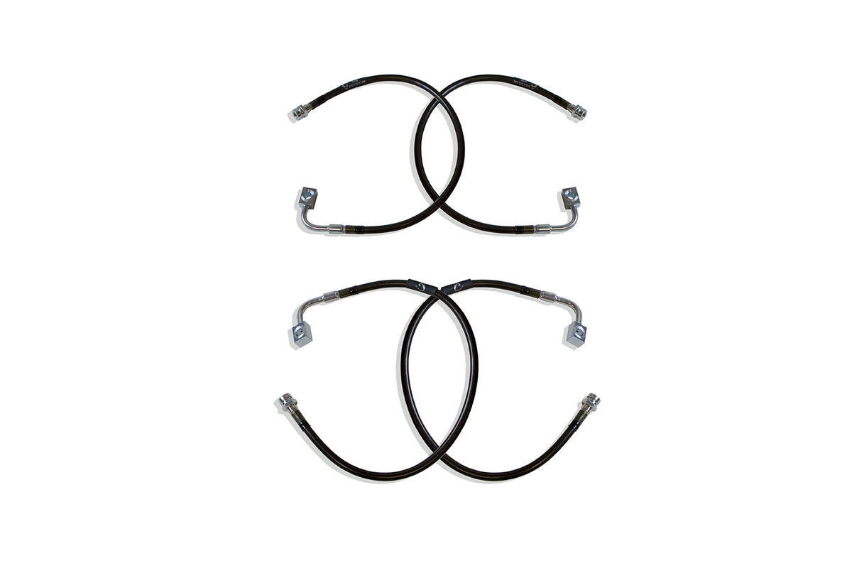 2007-2018 JEEP WRANGLER JK EXTENDED BRAKE LINES (F&R)