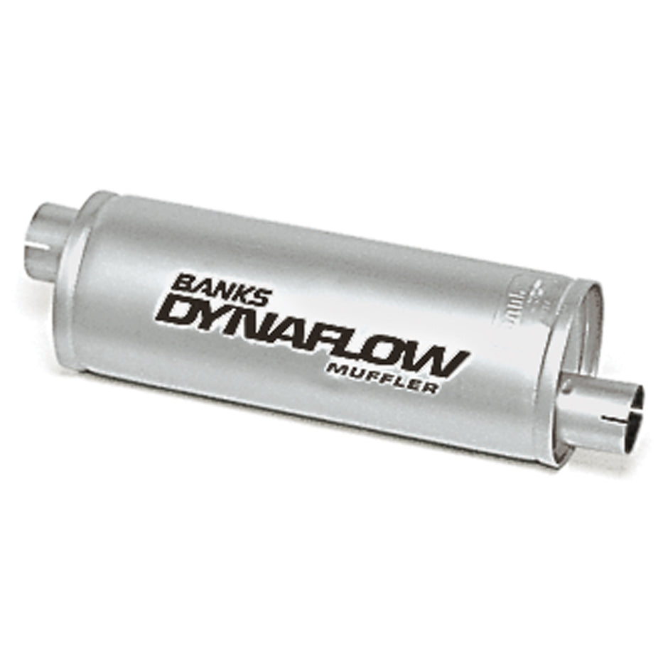 Banks Stainless Steel Exhaust Muffler 3 Inch Inlet X 3.5 Inch Outlet Various Applications (52407)