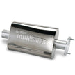 Banks Stainless Steel Exhaust Muffler 2.5 Inch Inlet and Outlet w/adapter 00-03 Jeep 4.0L (52637)