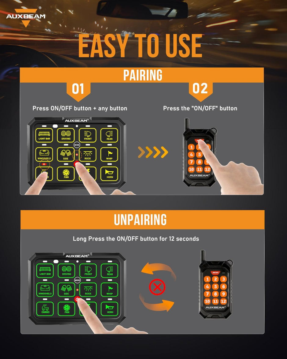 12 Gang Wireless Remote Control for AC-1200 Switch Panel