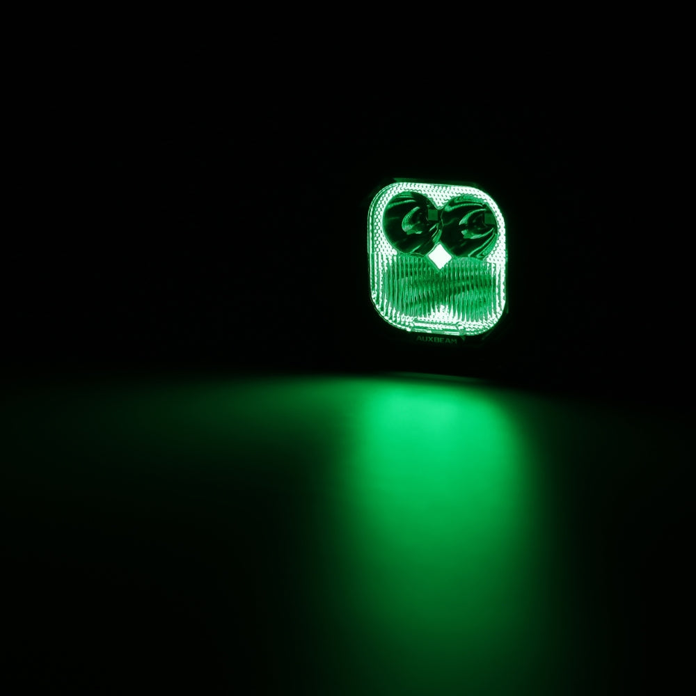 Color Play Series 3 Inch 116W RGB LED Pod Lights Combo Off Road Lights With 8 Backlight Options
