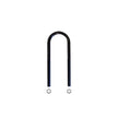 U-Bolt Round 0.625 Inch Diameter 3.125 Inch ID Width 12.5 Inch ID Length Incl. Nuts Skyjacker