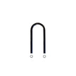 U-Bolt Round 0.625 Inch Diameter 3.625 Inch ID Width 9.5 Inch ID Length Incl. Nuts Skyjacker
