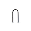 U-Bolt Round 0.625 Inch Diameter 3 0.625 Inch ID Width 9.25 Inch ID Length Incl. Nuts Skyjacker