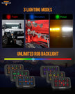 AR-820 RGB Switch Panel with APP, Toggle/ Momentary/ Pulsed Mode Supported (Two-Sided Outlet)