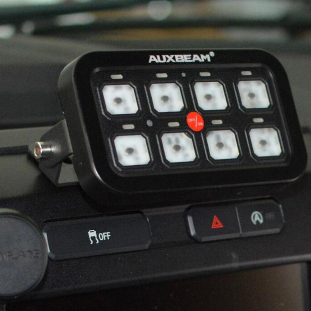 AR Series 6/8 Gang LED Switch Panel,Off Road Light Controller
