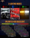 AR Series 8 Gang (AR-800) RGB Switch Panel with APP, Toggle/ Momentary/ Pulsed Mode Supported(One-Sided Outlet)