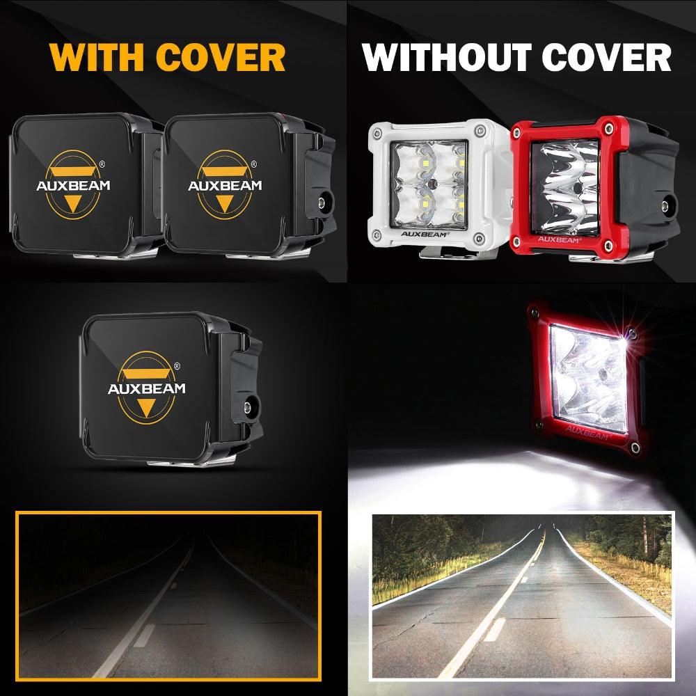 3 Inch LED Driving Light Black Cover Light Shield Cover