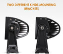 22 Inch-52 Inch 5D Series Straight/Curved Combo Beam Double Row LED Light Bar for Ford Bronco