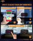 AR-800 Multifunction RGB Switch Panel with Bluetooth Controlled & 47 Inch Extension Cable(Optional) for FORD F150 F250 F350