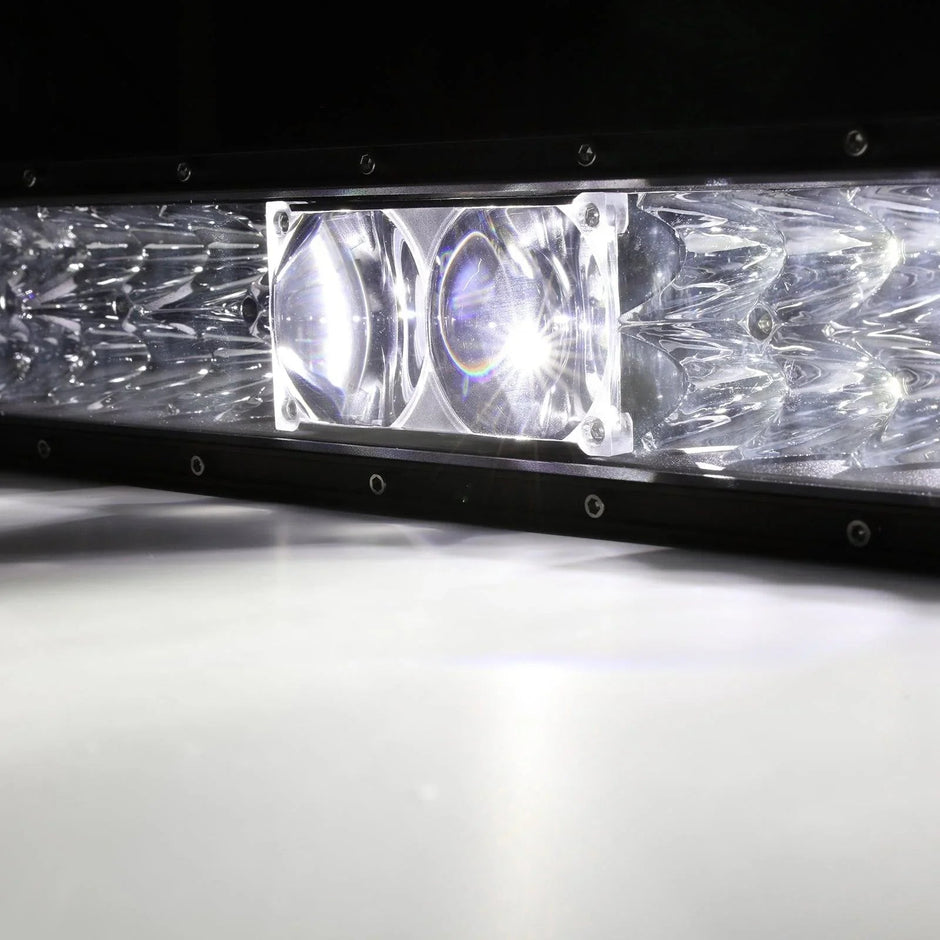 NEW VERSION 22 Inch 5D-PRO Series Combo Dual Row LED Light Bar with DT Wiring Harness Kit for Chevy Colorado