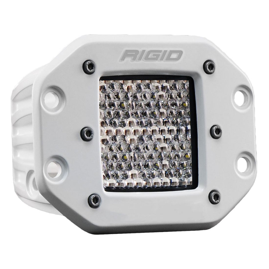D-Series Pro Hybrid Diffused Flush Mount White 1 Light