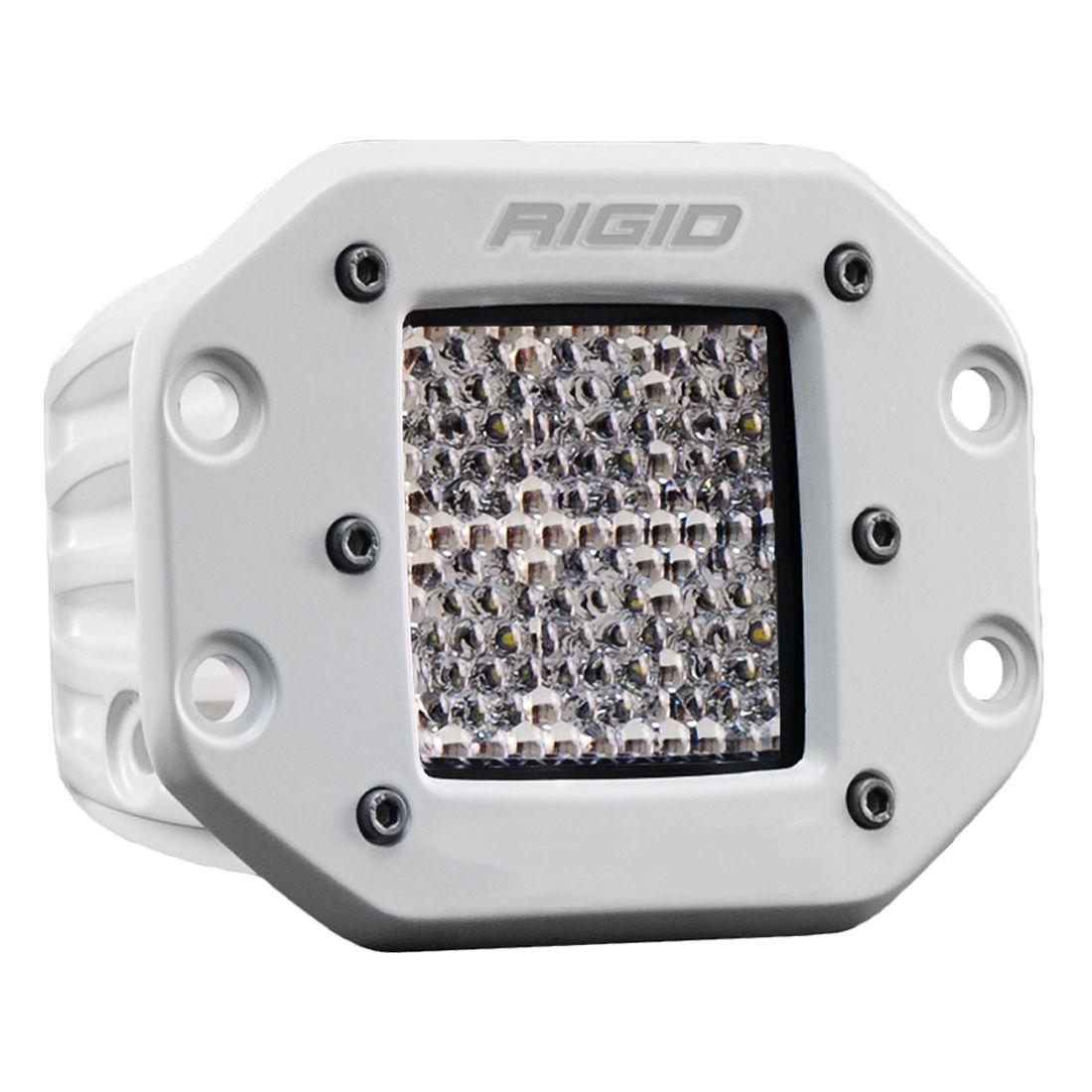 D-Series Pro Hybrid Diffused Flush Mount White 1 Light