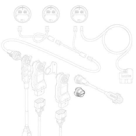 B-Bus Under Hood Termination Cap for iDash 1.8 Banks Power