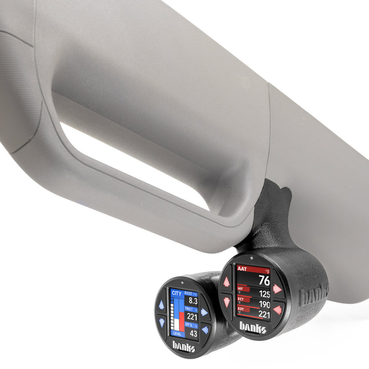 Banks iDash Stealth Pod Mounts for 15-20 F150, 17-22 Ford Super Duty Dual Pod (63368)