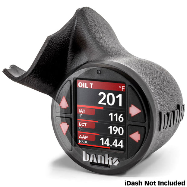 Banks iDash Stealth Pod Mounts for 22-24 Toyota Tundra Single Pod (63373)