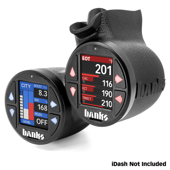 Banks iDash Stealth Pod Mounts for 11-16 Ford Super Duty Dual Gauge (63375)