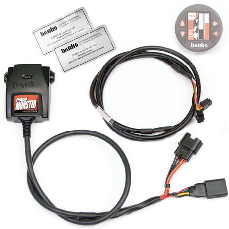 PedalMonster Throttle Sensitivity Booster for use with existing iDash and/or Derringer for 07-19 Ram 2500/3500 11-20 Ford F-Series 6.7L Banks Power