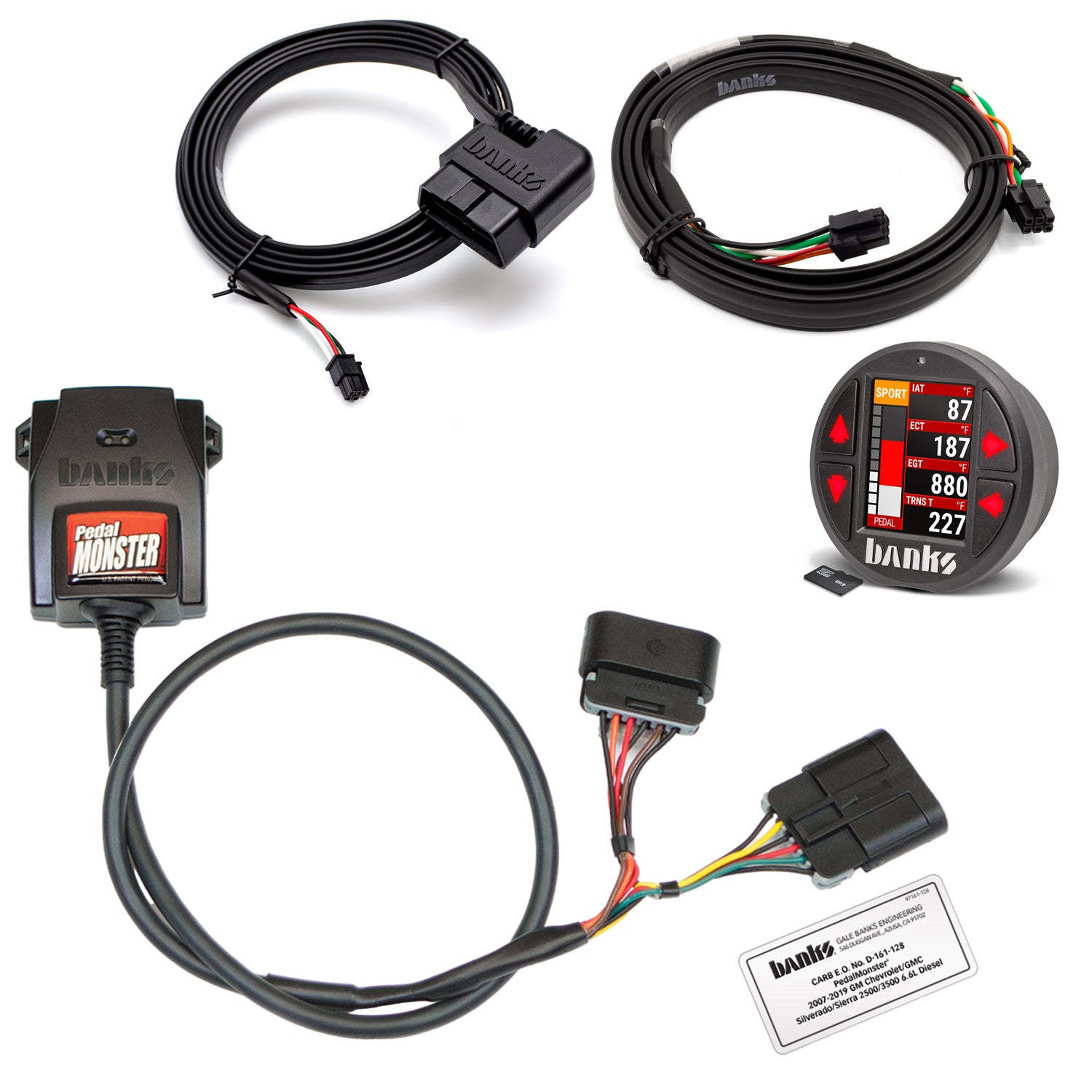 PedalMonster Throttle Sensitivity Booster, Standalone and iDash Kits for 2007.5-2019 Chevy/GMC 2500/3500 New Body