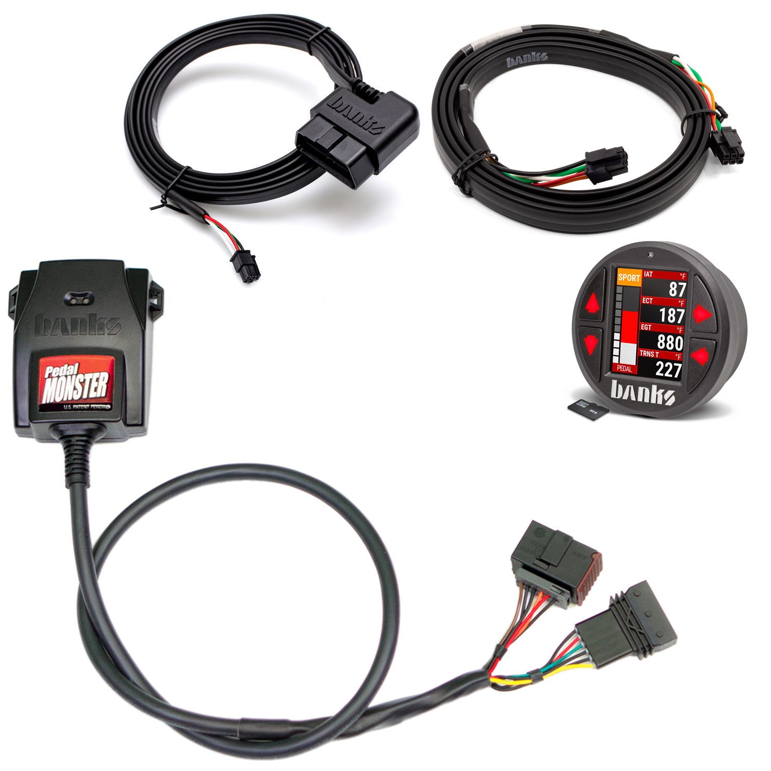 PedalMonster Throttle Sensitivity Booster Standalone and iDash Kits for many Chevy/GMC, Chrysler, Dodge, Jeep, Nissan