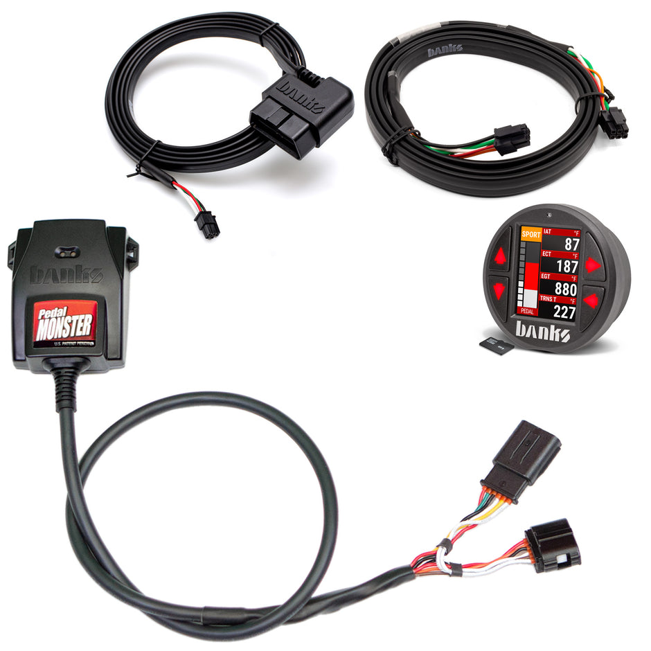 PedalMonster Throttle Sensitivity Booster, Standalone and iDash Kits for many Mazdas Banks Power