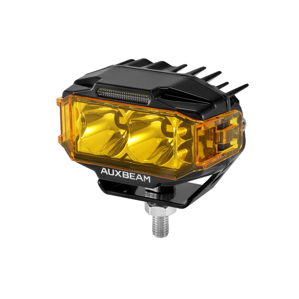 V-MAX Series Combo Beam Side Shooter LED Pod Lights with Amber DRL