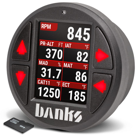 iDash Data Pro for use with OBDII CAN bus vehicles Expansion Gauge Banks Power