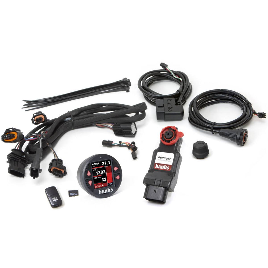 Derringer Tuner w/DataMonster includes ActiveSafety and Banks iDash 1.8 DataMonster for 14-18 Ram 1500 3.0L EcoDiesel and Grand Cherokee 3.0L EcoDiesel Banks Power