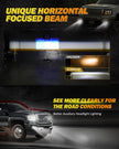 (2pcs/set) 48W LED Fog Lights DOT Approved For 2007-2013 GMC Sierra 1500 / 2007-2014 Sierra 2500HD 3500HD (Chrome)
