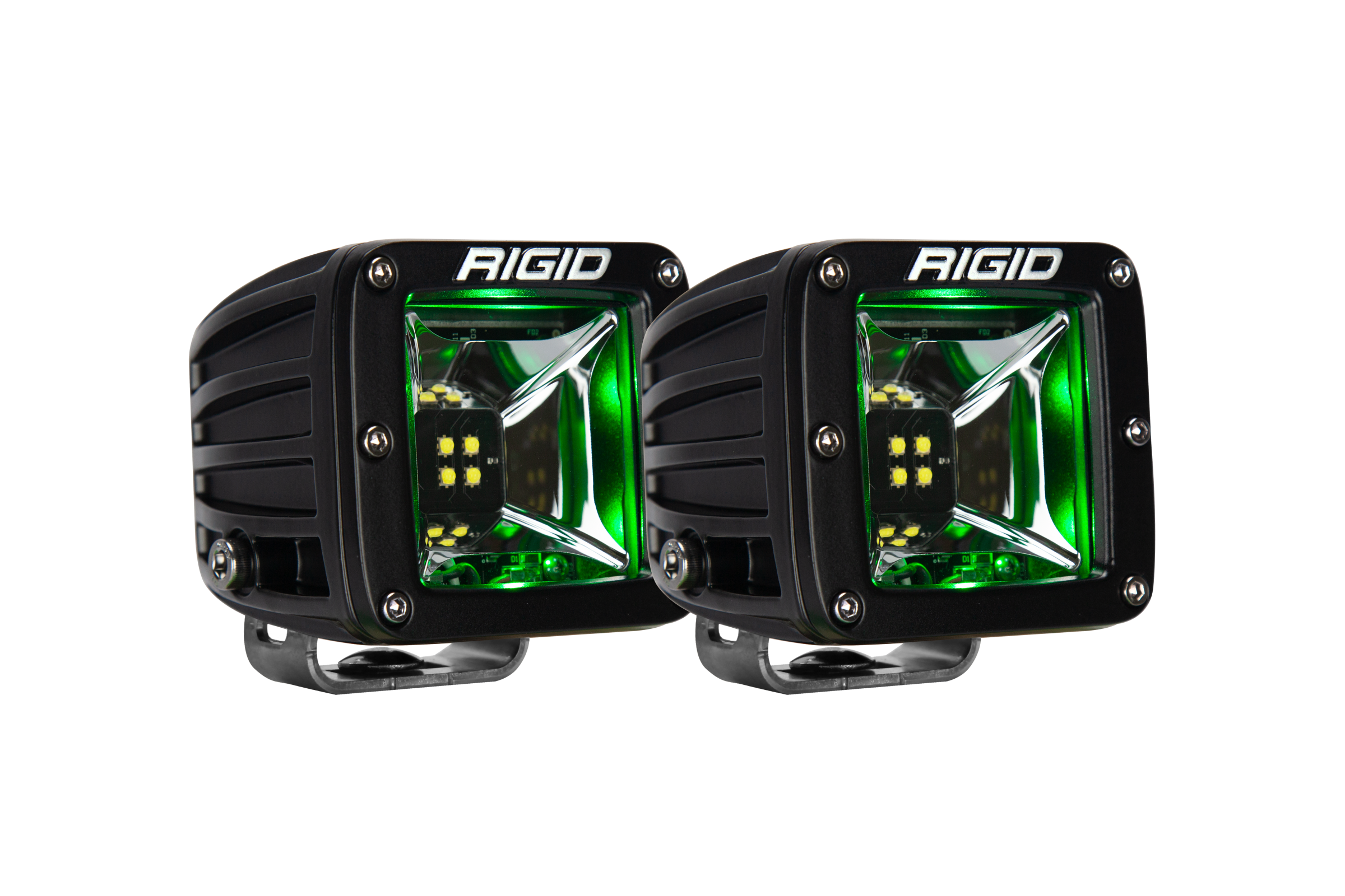 Scene Green Backlight Surface Mount Pair Radiance RIGID Industries