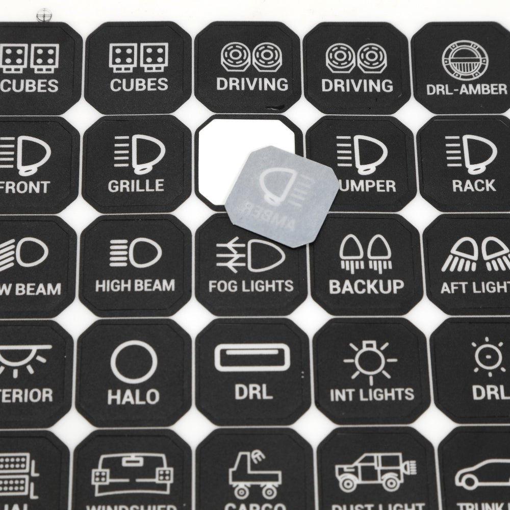 160 Universal Stickers for AS Series Switch Panel