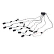 (4pcs/set)Multi-Mode Smart Control Module LED Grille Light Kit 21mm Dual-Color White/Yellow LED System with Custom Brackets for Offroad Truck UTV