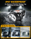 (2pcs/Set)3 Inch 108W Bi-LED Projector Headlight 6000K C6 Series Non-destructive & Retrofit Compatible Upgrade Kit-C6 Triple Laser Beam Dual-Fan