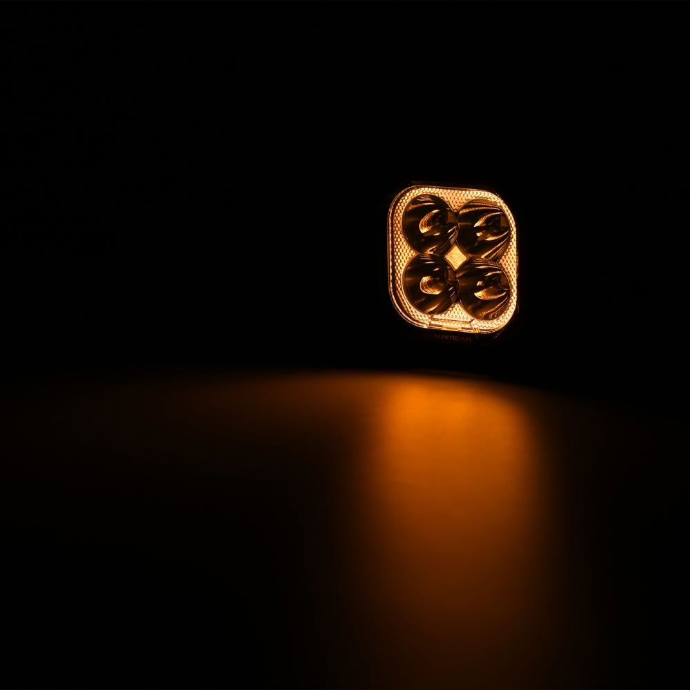 Color Play Series 3 Inch 116W RGB LED Pod Lights Spot Off Road Lights With 8 Backlight Options