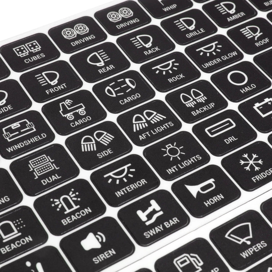 120 Universal Stickers for AC-1200/AR-600/RA80 XL/RB80 XL Switch Panel