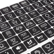 120 Universal Stickers for AC-1200/AR-600/RA80 XL/RB80 XL Switch Panel