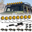 V-ULTRA Series 6/8 Pcs 5 Inch 172W LED Side Shooter Amber DRL with Power Harness