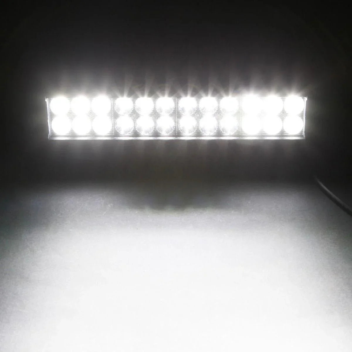 12 inch Classic-SM Series Dual Row LED Light Bar 6000K White Combo