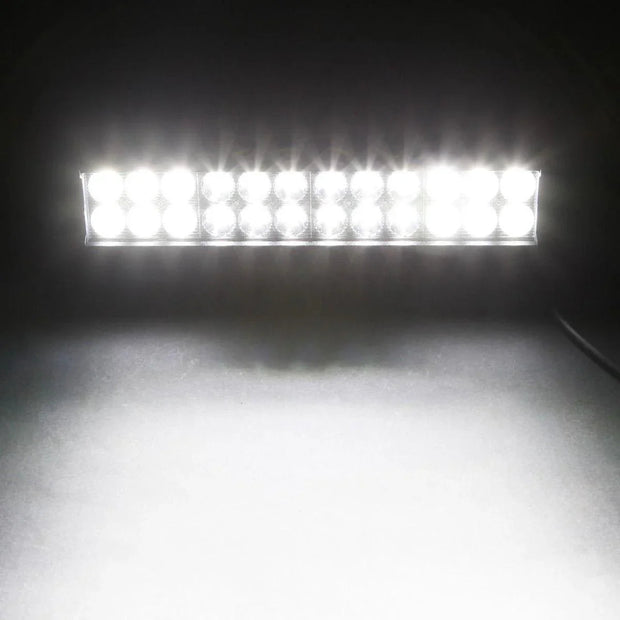 12 inch Classic-SM Series Dual Row LED Light Bar 6000K White Combo