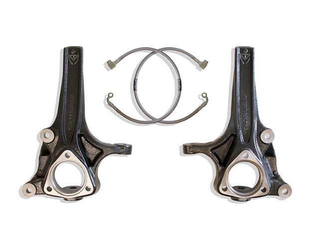 2019-2024 RAM 1500 (6-LUG) 2WD 4" LIFT SPINDLES W/ BRAKE LINES