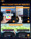 AS-800 RGB Slim Switch Panel with APP&Remote Control, Toggle/ Momentary/ Pulsed Mode Supported(One-Sided Outlet)