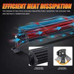 22 Inch-52 Inch 5D Series Straight/Curved Combo Beam Double Row LED Light Bar for Ford Bronco
