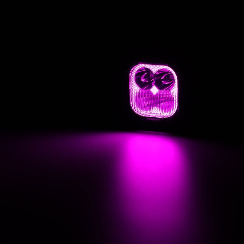Color Play Series 3 Inch 116W RGB LED Pod Lights Combo Off Road Lights With 8 Backlight Options