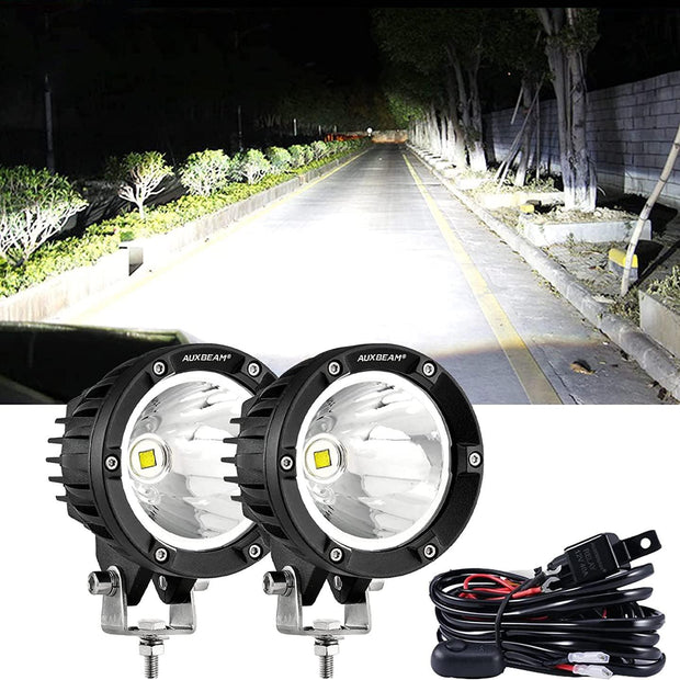 C4 Series | 4 Inch 100W Spot Round LED Pods White LED Driving Lights