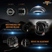 (2pcs/set) 4'' 30W Round LED Fog Lights With DRL&Amber Turn Signal for Jeep Wrangler JL JLU 2018 2019 2020, Jeep Gladiator JT 2018+