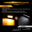 6 Modes Series 7 Inch 150W White&Amber LED Light Bar