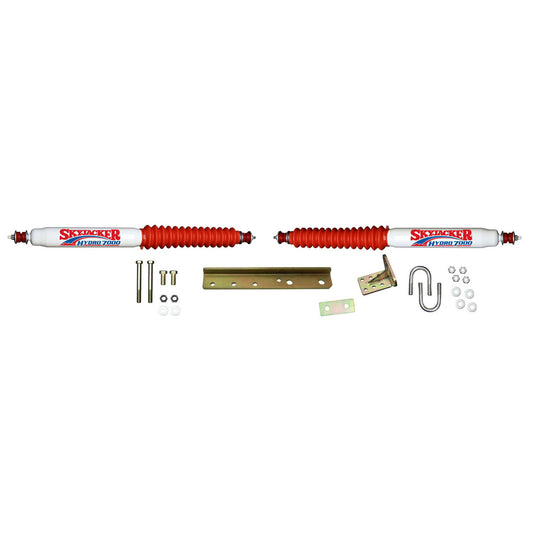 Steering Stabilizer Dual Kit 83-97 Ford Ranger 84-90 Ford Bronco II 91-94 Ford Explorer 91-94 Mazda Navajo 94-97 Mazda B2300 94-97 Mazda B4000 94-96 Mazda B3000 Skyjacker