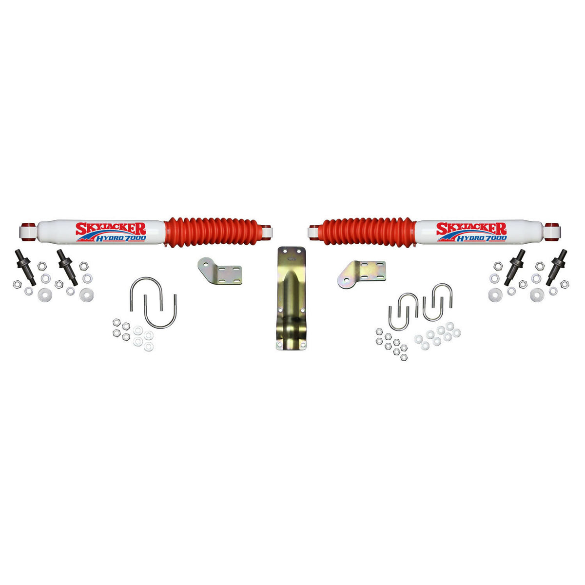Steering Stabilizer Dual Kit For 4-8.5 Inch Lifts Skyjacker