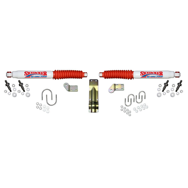 Steering Stabilizer Dual Kit For 4-8.5 Inch Lifts Skyjacker